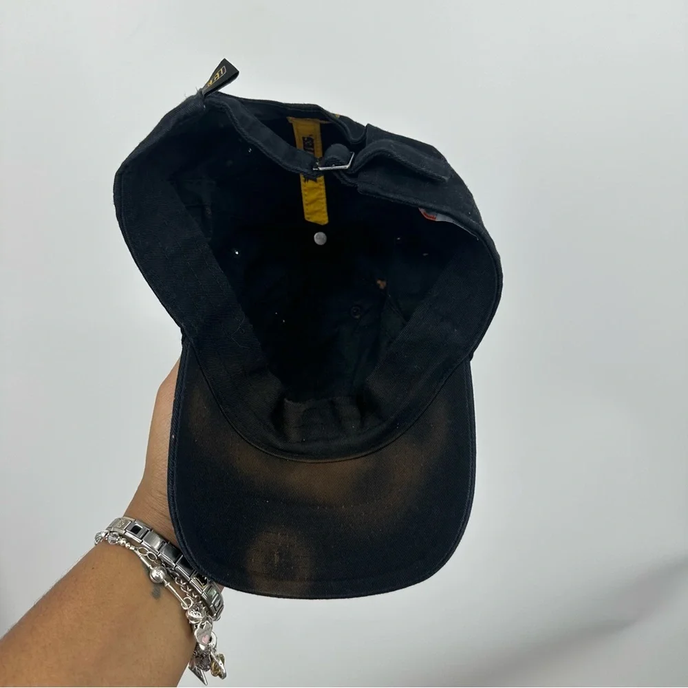 Nike ECU Pirates Custom Bleach Splatter Dad Hat OS Embroidered